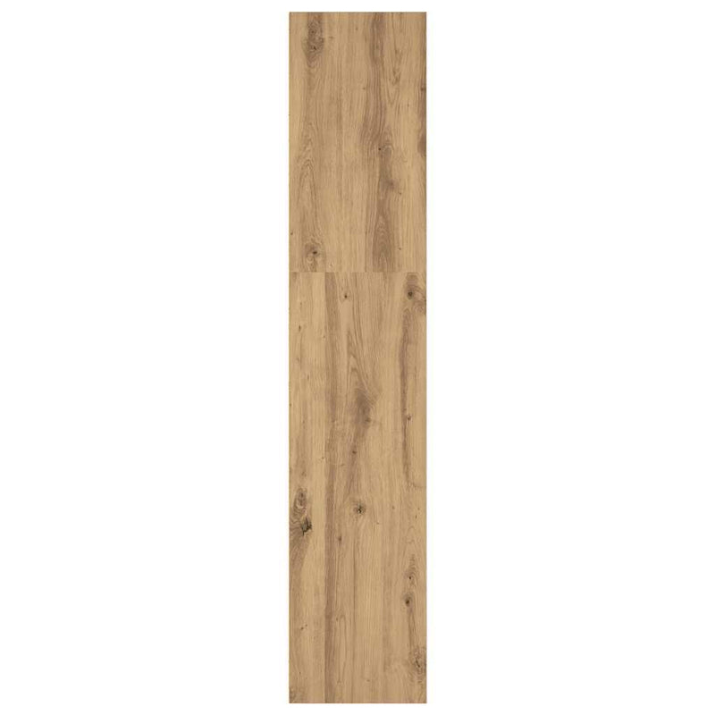 vidaXL kézműves tölgy színű szerelt fa könyvespolc 40 x 30 x 152 cm