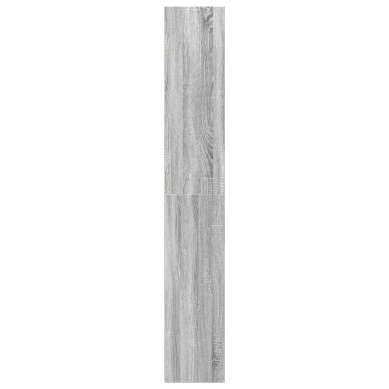 vidaXL szürke sonoma színű szerelt fa könyvespolc 40 x 30 x 189 cm