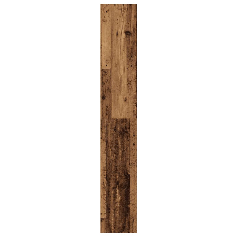 vidaXL antik fa színű szerelt fa könyvespolc 40 x 30 x 189 cm