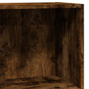vidaXL füstös tölgy színű szerelt fa könyvespolc 60 x 30 x 77 cm