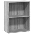 vidaXL szürke sonoma színű szerelt fa könyvespolc 60 x 30 x 77 cm