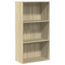 vidaXL sonoma tölgy színű szerelt fa könyvespolc 60 x 30 x 114 cm