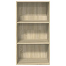vidaXL sonoma tölgy színű szerelt fa könyvespolc 60 x 30 x 114 cm