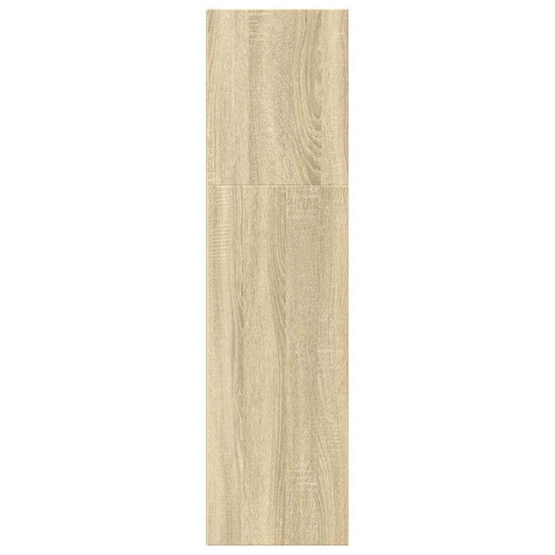 vidaXL sonoma tölgy színű szerelt fa könyvespolc 60 x 30 x 114 cm