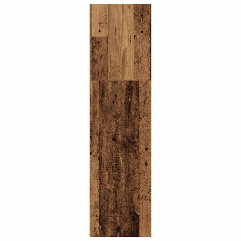 vidaXL antik fa színű szerelt fa könyvespolc 60 x 30 x 114 cm