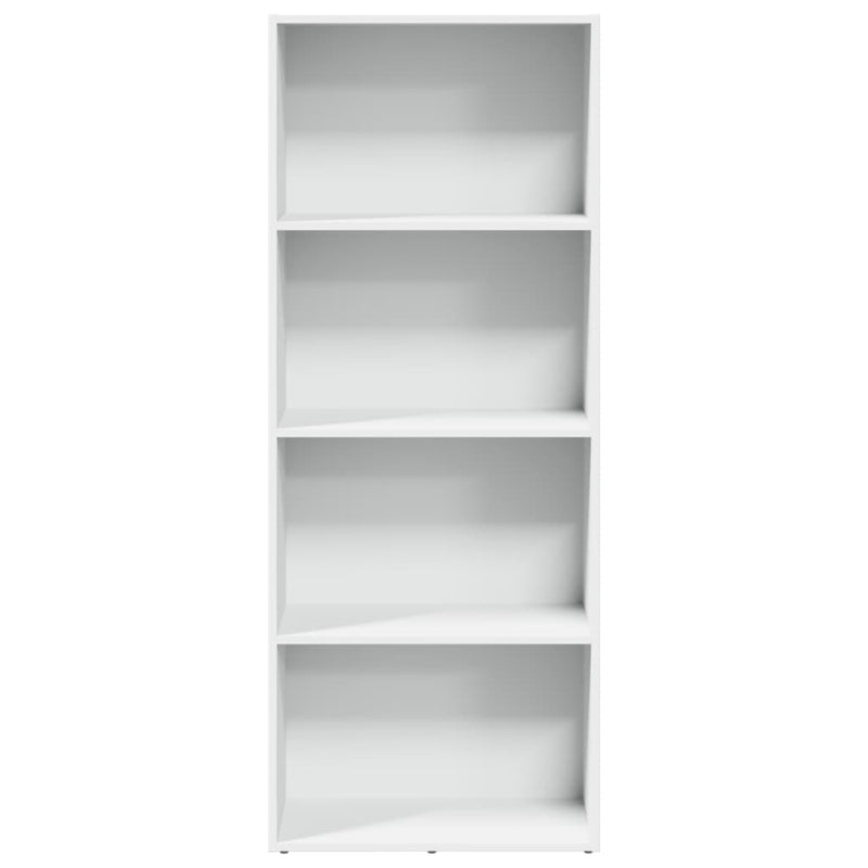 vidaXL fehér szerelt fa könyvespolc 60 x 30 x 152 cm