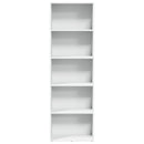 vidaXL fehér szerelt fa könyvespolc 60 x 30 x 189 cm