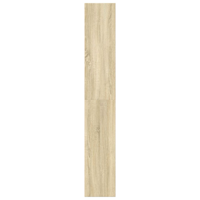 vidaXL sonoma tölgy színű szerelt fa könyvespolc 60 x 30 x 189 cm