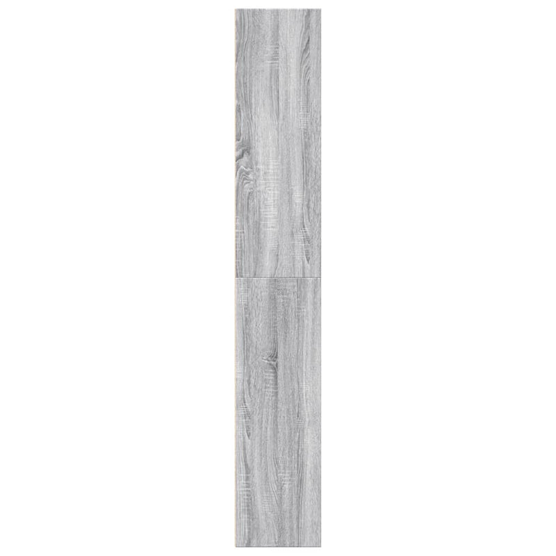 vidaXL szürke sonoma színű szerelt fa könyvespolc 60 x 30 x 189 cm