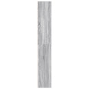 vidaXL szürke sonoma színű szerelt fa könyvespolc 60 x 30 x 189 cm