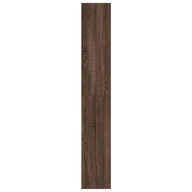 vidaXL barna tölgy színű szerelt fa könyvespolc 60 x 30 x 189 cm