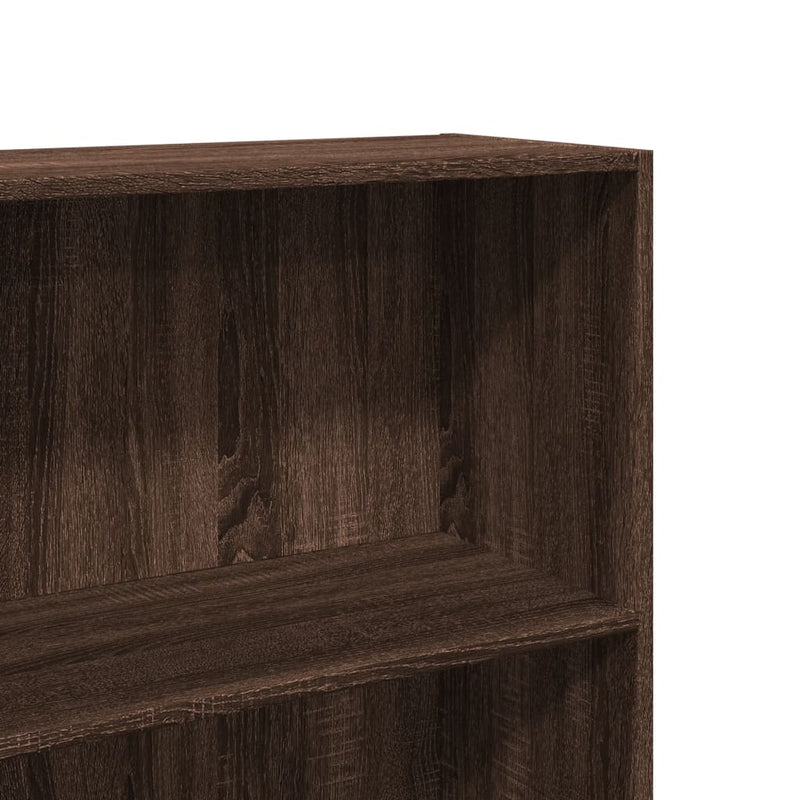vidaXL barna tölgy színű szerelt fa könyvespolc 60 x 30 x 189 cm