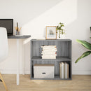 vidaXL szürke sonoma színű szerelt fa könyvespolc 80 x 30 x 77 cm