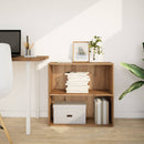 vidaXL kézműves tölgy színű szerelt fa könyvespolc 80 x 30 x 77 cm