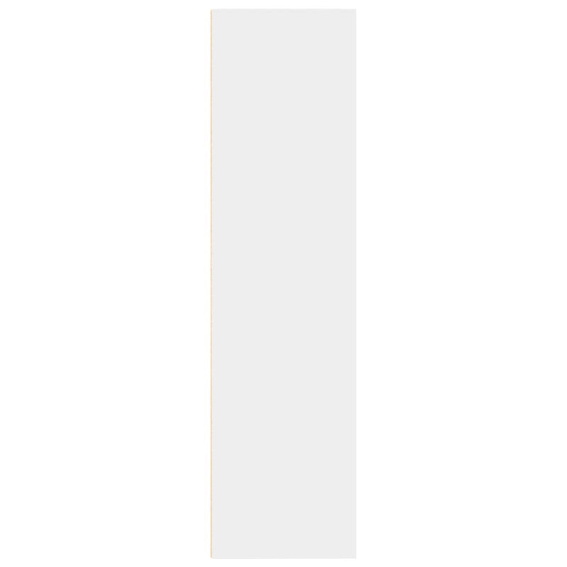 vidaXL fehér szerelt fa könyvespolc 80 x 30 x 114 cm