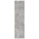 vidaXL betonszürke szerelt fa könyvespolc 80 x 30 x 114 cm