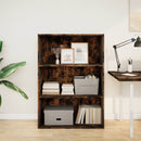 vidaXL füstös tölgy színű szerelt fa könyvespolc 80 x 30 x 114 cm