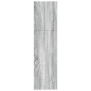 vidaXL szürke sonoma színű szerelt fa könyvespolc 80 x 30 x 114 cm