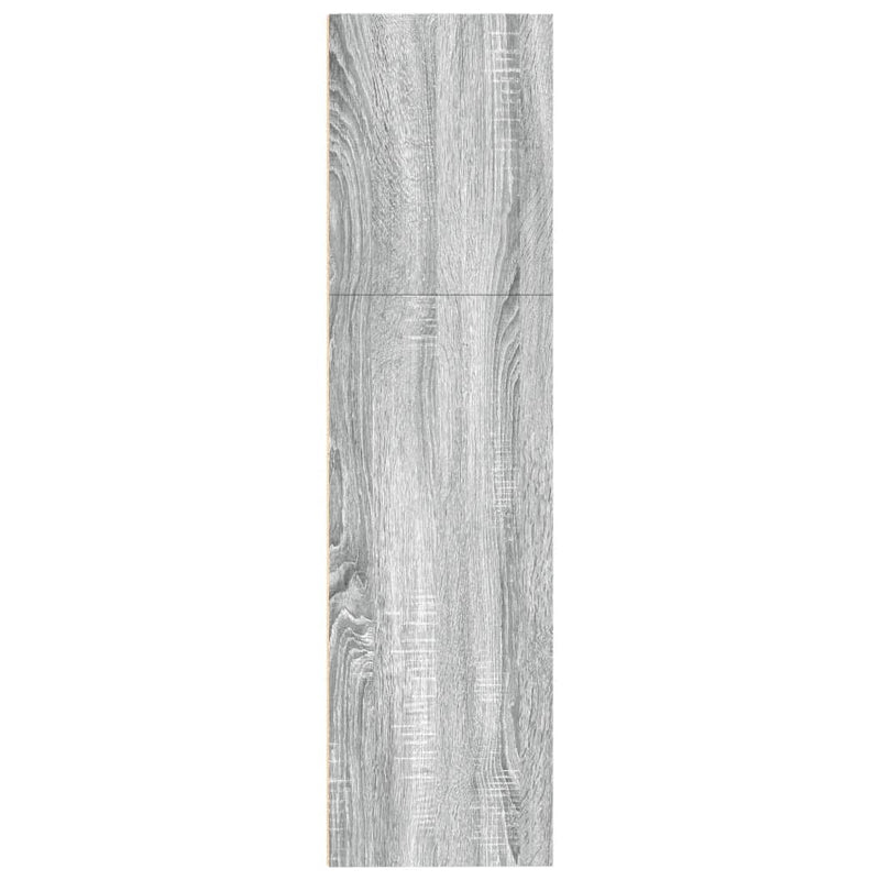 vidaXL szürke sonoma színű szerelt fa könyvespolc 80 x 30 x 114 cm