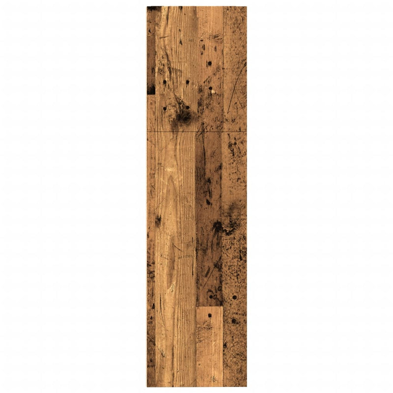 vidaXL antik fa színű szerelt fa könyvespolc 80 x 30 x 114 cm