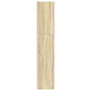 vidaXL sonoma tölgy színű szerelt fa könyvespolc 80 x 30 x 152 cm