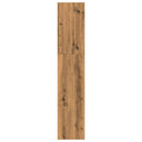 vidaXL kézműves tölgy színű szerelt fa könyvespolc 80 x 30 x 152 cm