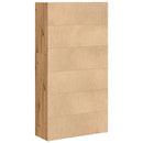 vidaXL kézműves tölgy színű szerelt fa könyvespolc 80 x 30 x 152 cm