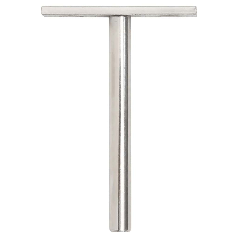 vidaXL 12db szénacél lebegő polckonzolok láthatatlan Ø10x100 mm