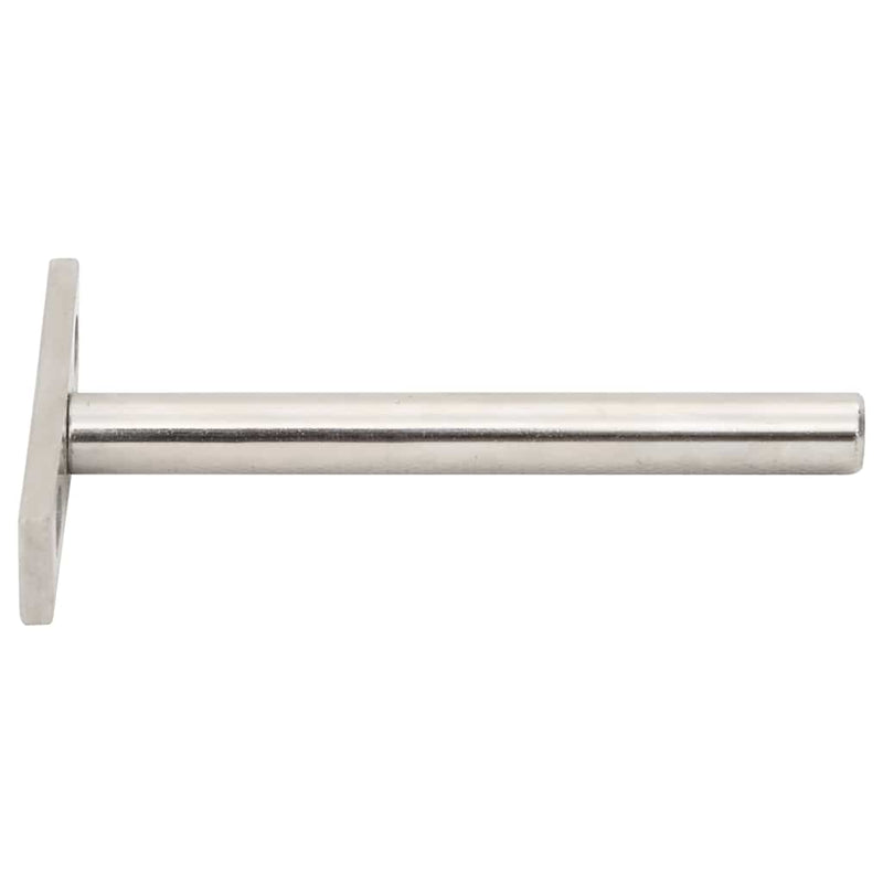 vidaXL 12db szénacél lebegő polckonzolok láthatatlan Ø10x100 mm