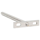vidaXL 12db szénacél lebegő polckonzolok láthatatlan Ø10x150 mm