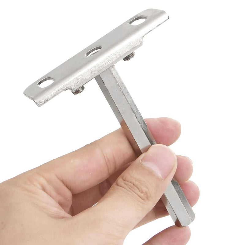 vidaXL 12db szénacél lebegő polckonzolok láthatatlan Ø12x100 mm