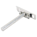 vidaXL 12db szénacél lebegő polckonzolok láthatatlan Ø12x100 mm