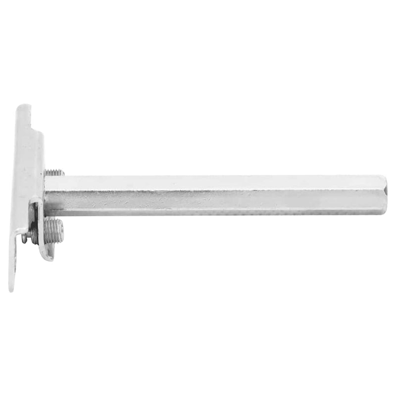 vidaXL 12db szénacél lebegő polckonzolok láthatatlan Ø12x100 mm