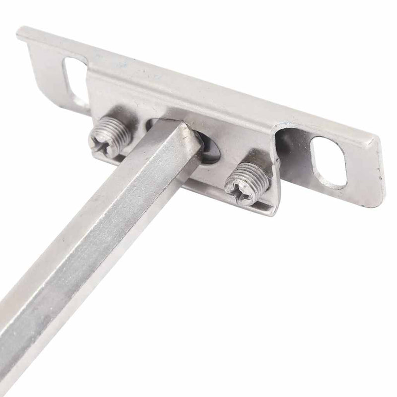 vidaXL 12db szénacél lebegő polckonzolok láthatatlan Ø12x100 mm