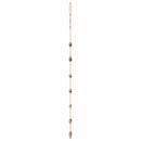 vidaXL 2 db függő karácsonyfák tetején csillagokkal, 42 x 90 cm, természetes ág