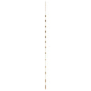 vidaXL függő karácsonyfa tetején csillaggal 86 x 180 cm természetes ág