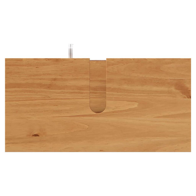 vidaXL Mosogató Szekrény VIGO mézbarna 67.5 x 34 x 59 cm Tömör fenyőfa