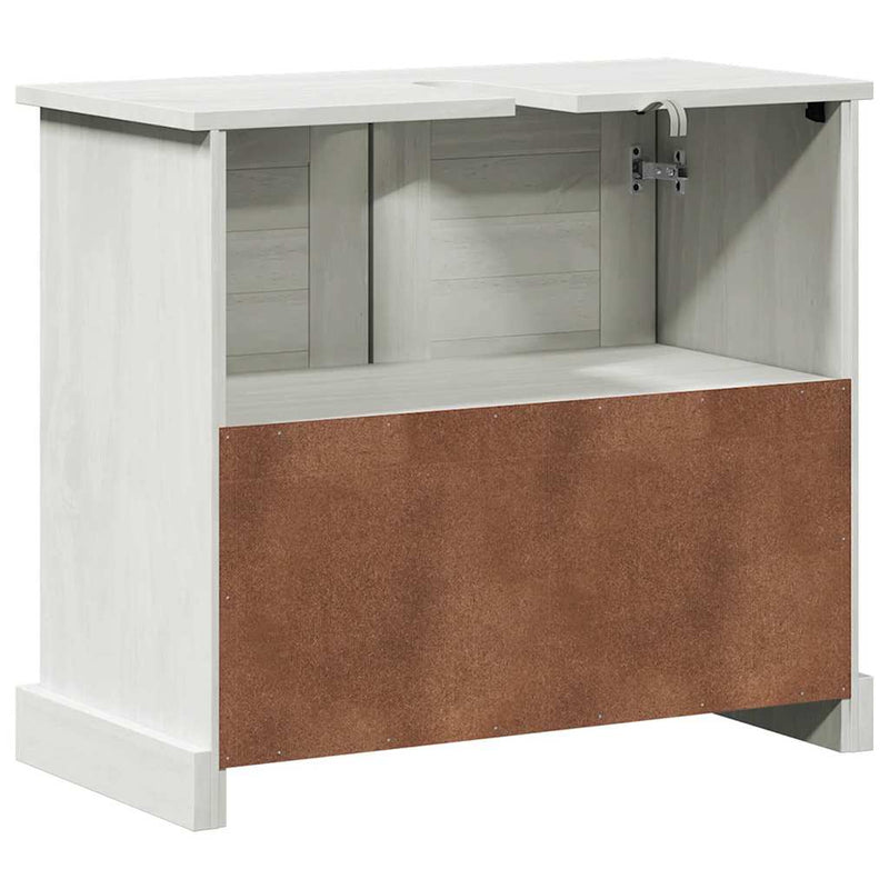 vidaXL Mosogató Szekrény polcokkal VIGO antik fehér 67.5 x 34 x 59 cm