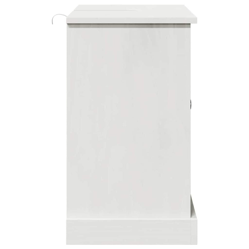 vidaXL Mosogató Szekrény polcokkal VIGO antik fehér 67.5 x 34 x 59 cm