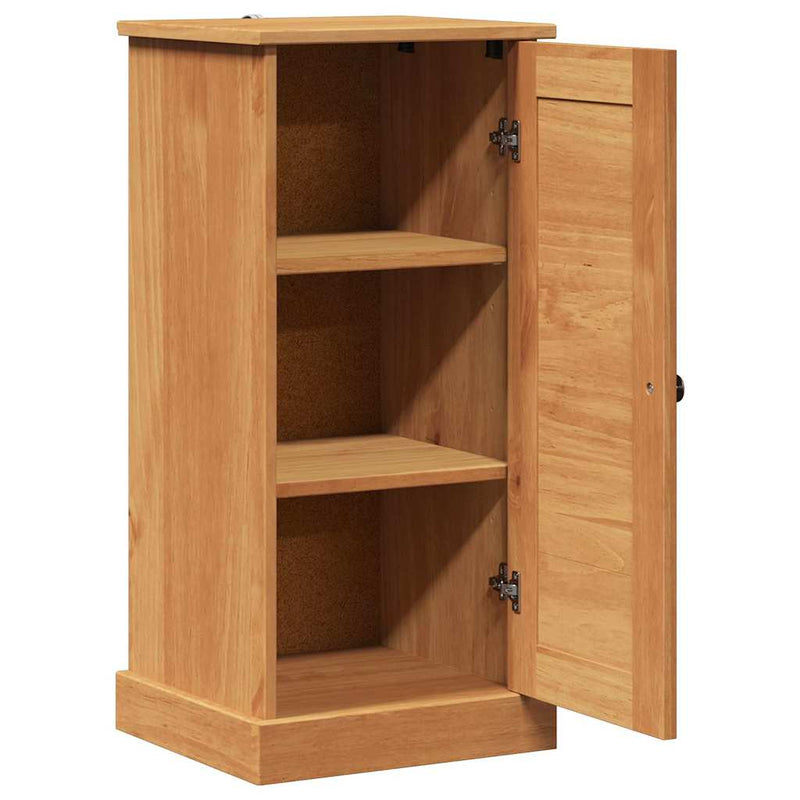 vidaXL Fürdőszoba Szekrény VIGO mézbarna 37 x 34 x 80 cm Tömör fenyőfa
