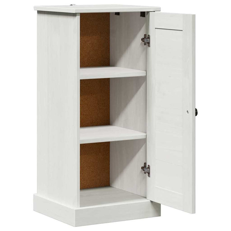 vidaXL Fürdőszoba Szekrény polcokkal VIGO antik fehér 37 x 34 x 80 cm