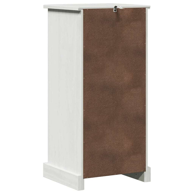 vidaXL Fürdőszoba Szekrény polcokkal VIGO antik fehér 37 x 34 x 80 cm