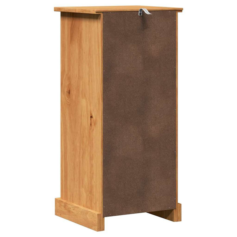 vidaXL Fürdőszoba Szekrény fiókkal VIGO mézbarna 37.5 x 34 x 80 cm