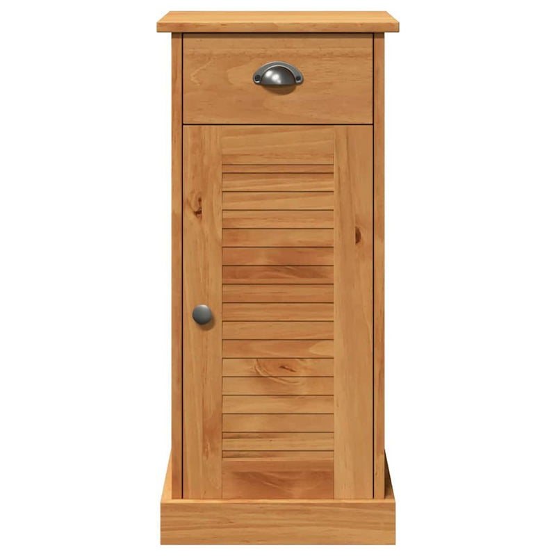 vidaXL Fürdőszoba Szekrény fiókkal VIGO mézbarna 37.5 x 34 x 80 cm