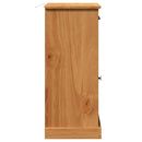 vidaXL Fürdőszoba Szekrény fiókkal VIGO mézbarna 37.5 x 34 x 80 cm