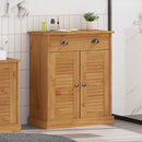 vidaXL Fürdőszoba Székény tárolóval VIGO mézbarna 67.5 x 34 x 80 cm