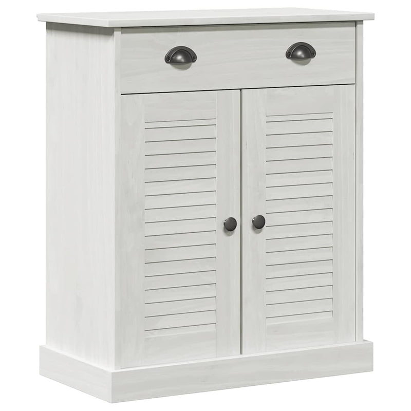vidaXL Fürdőszoba Székény VIGO Fehér 67.5 x 34 x 80 cm Tömör fenyőfa