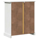 vidaXL Fürdőszoba Székény VIGO Fehér 67.5 x 34 x 80 cm Tömör fenyőfa