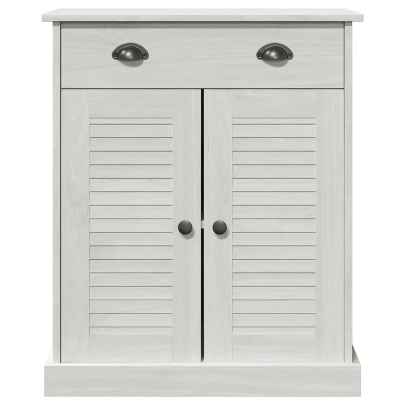vidaXL Fürdőszoba Székény VIGO Fehér 67.5 x 34 x 80 cm Tömör fenyőfa