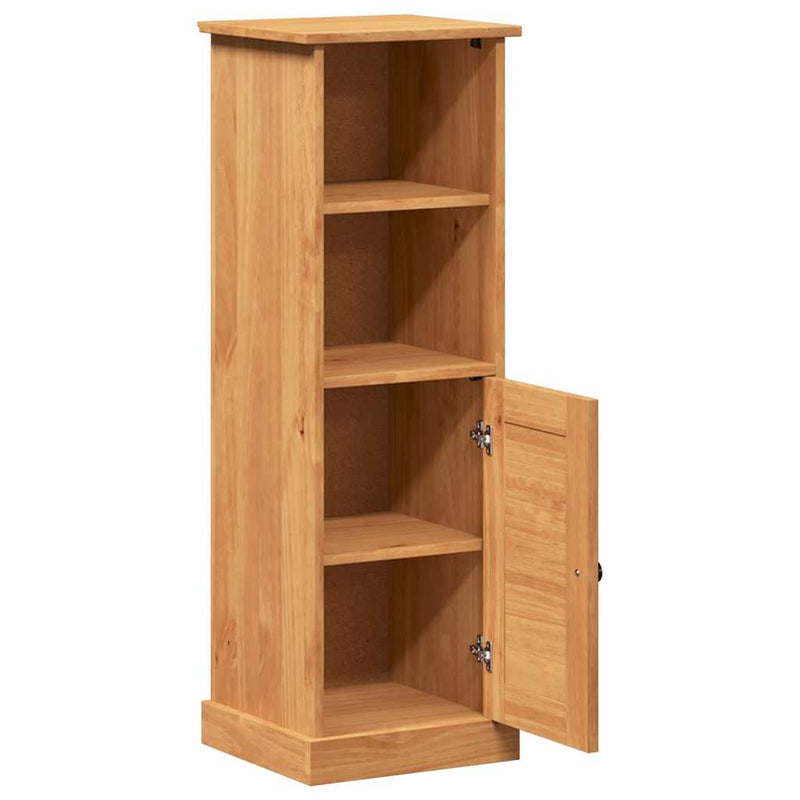 vidaXL Fürdőszoba Székény VIGO mézbarna 37 x 34 x 110 cm Tömör fenyőfa